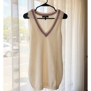 Blue Blush White and Purple Sleeveless Dress